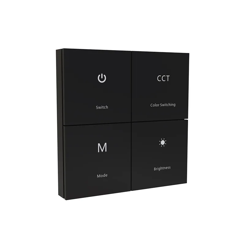 24G Wireless Dual Color Temperature Panel Switch 2