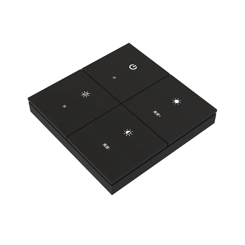 24G Wireless Single Color Temperature Panel Switch 24G Wireless Single Color Temperature Panel Switch